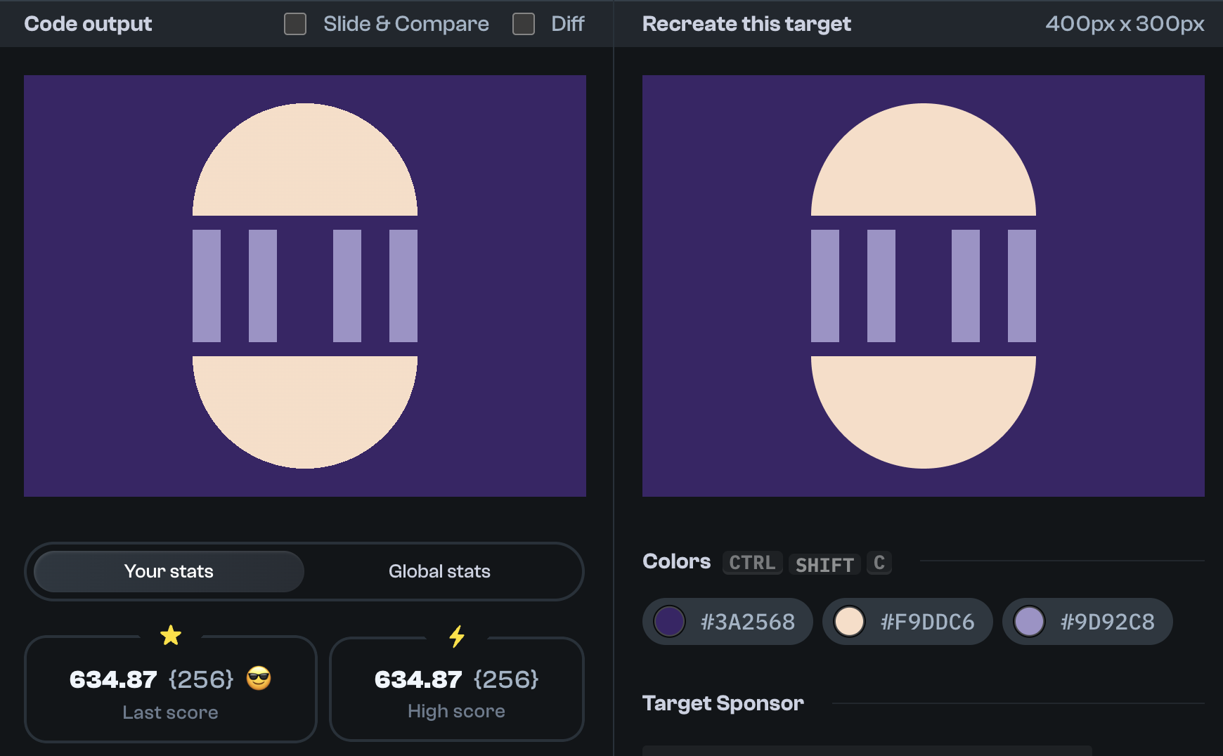 Target 223 comparison