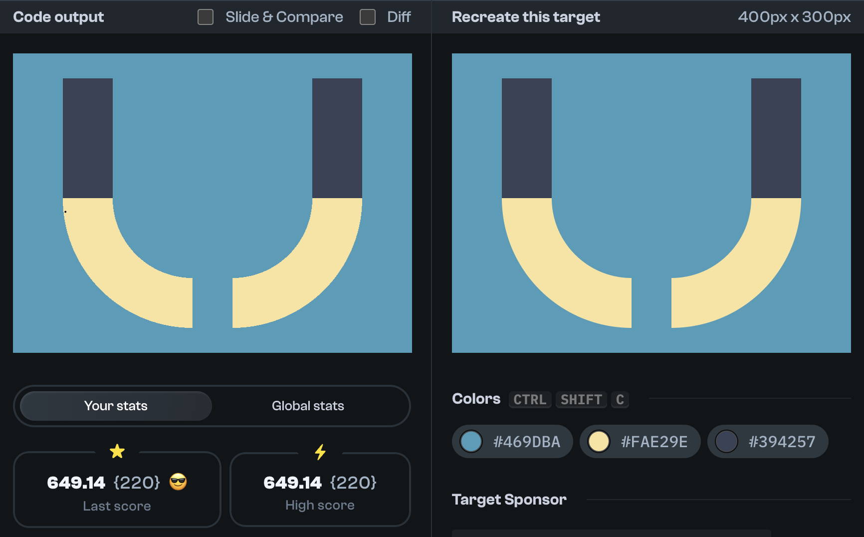 Target 224 comparison