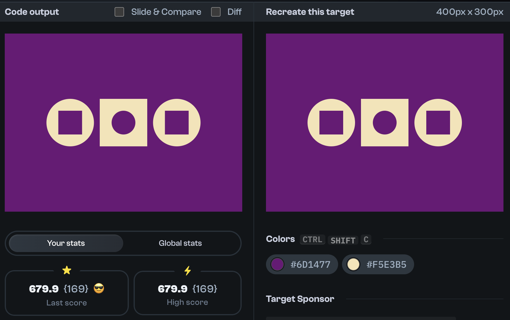 Target 226 comparison