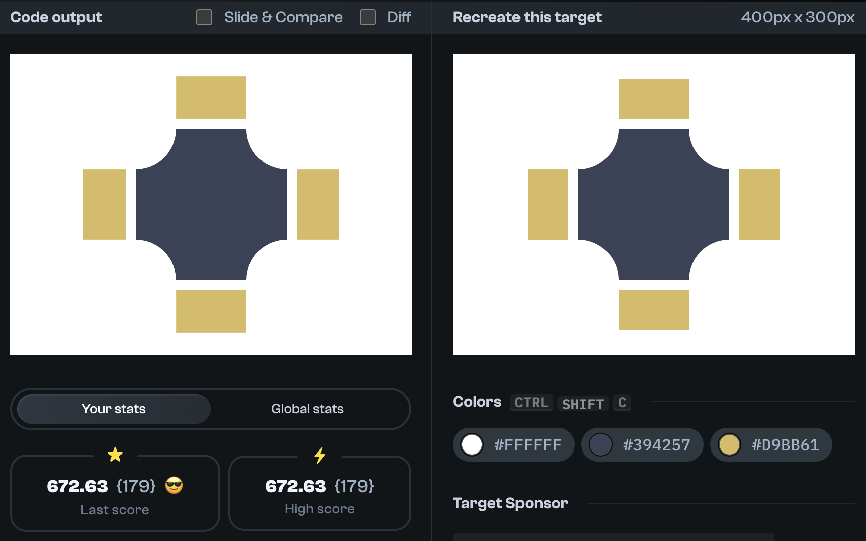 Target 227 comparison