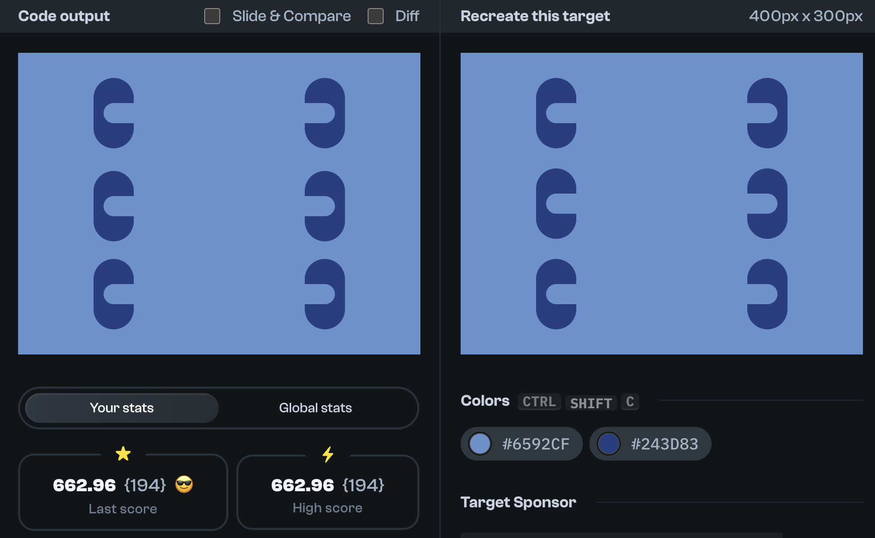 Target 228 comparison