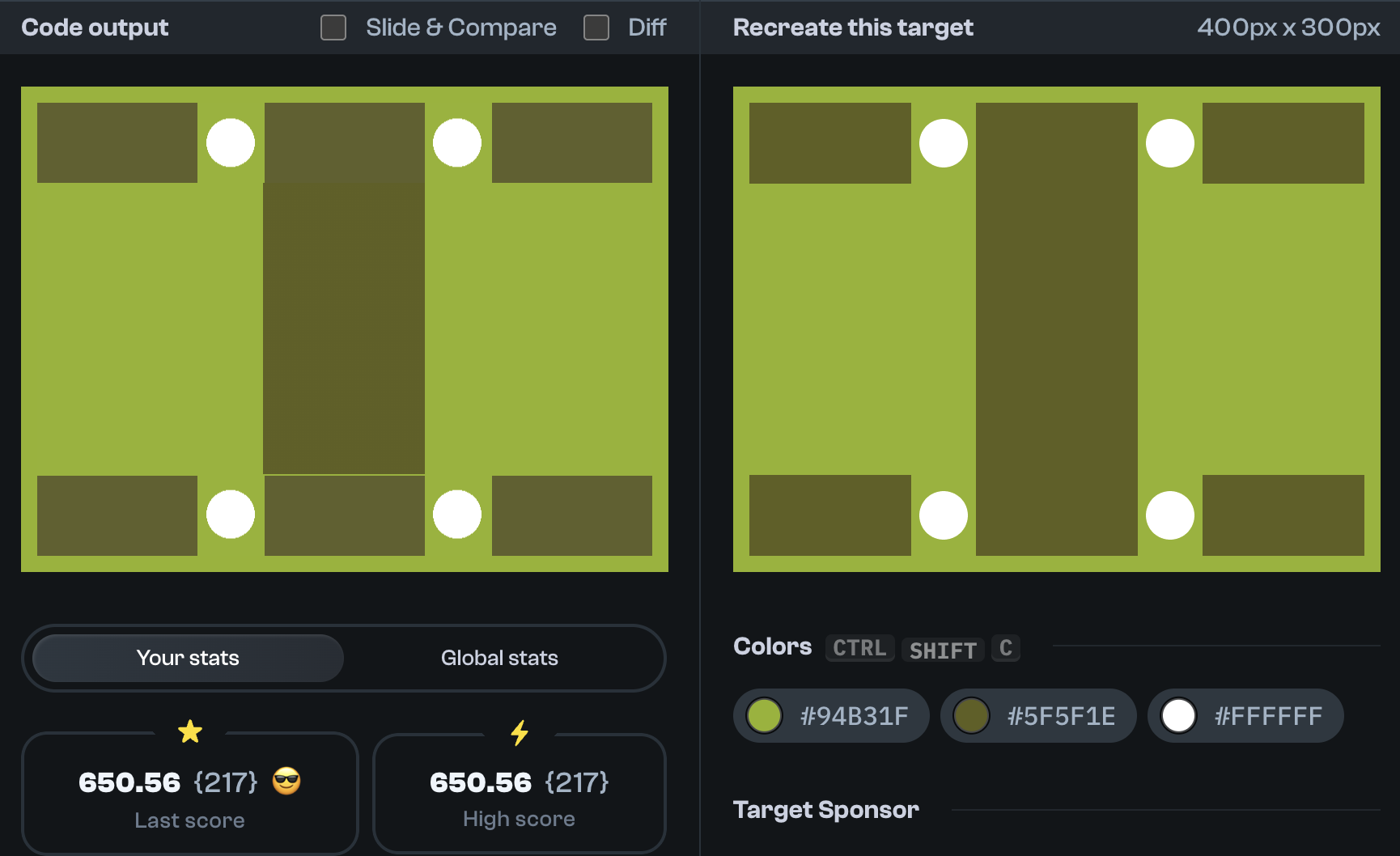 Target 234 comparison