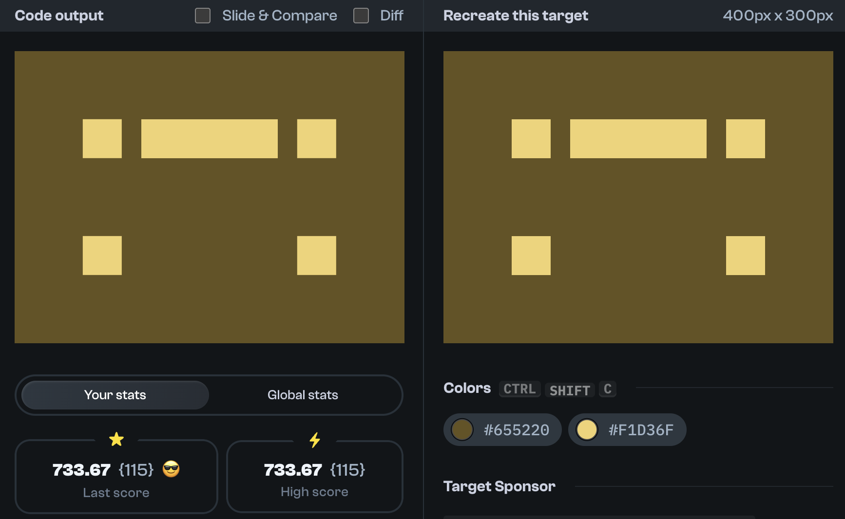 Target 243 comparison