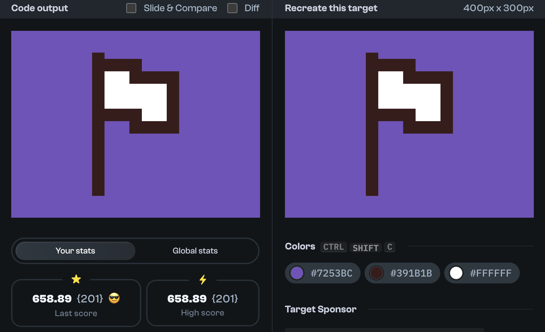 Target 256 comparison