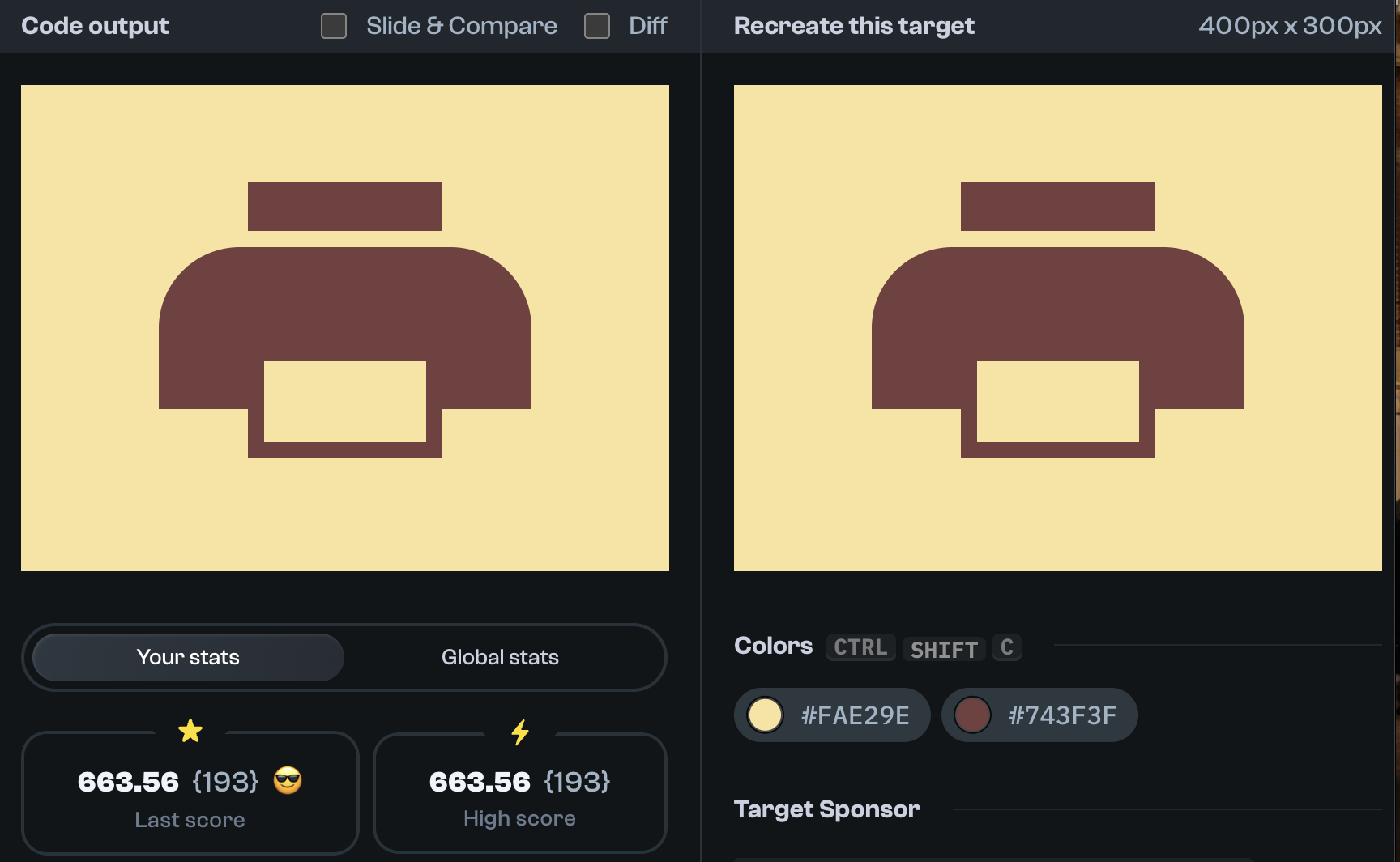 Target 259 comparison