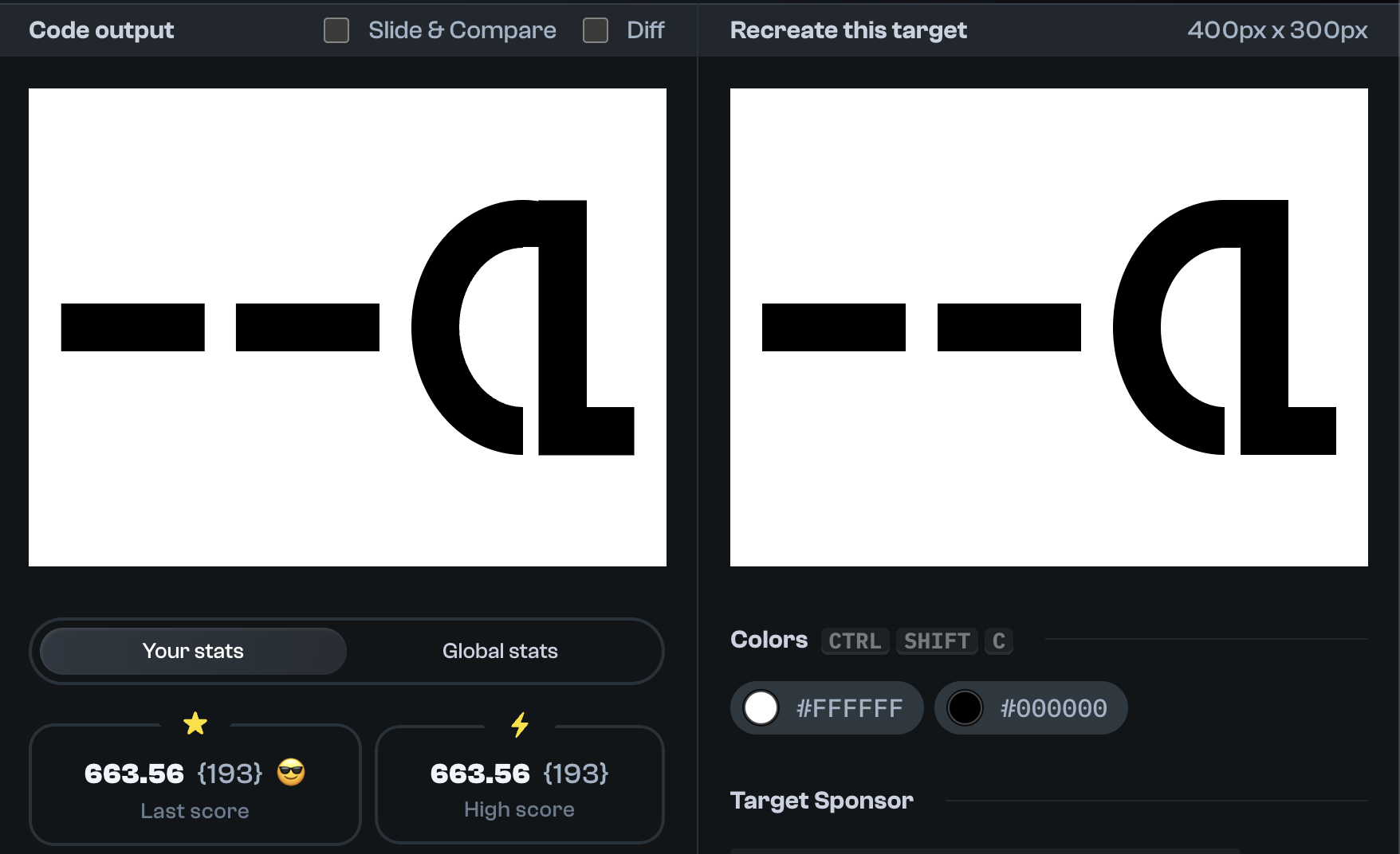 Target 271 comparison