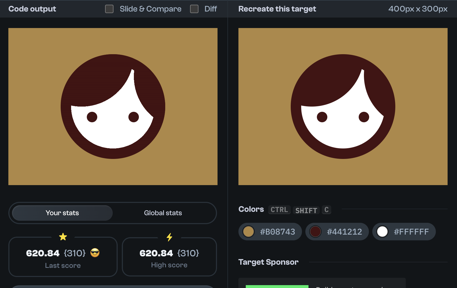 Target 276 comparison