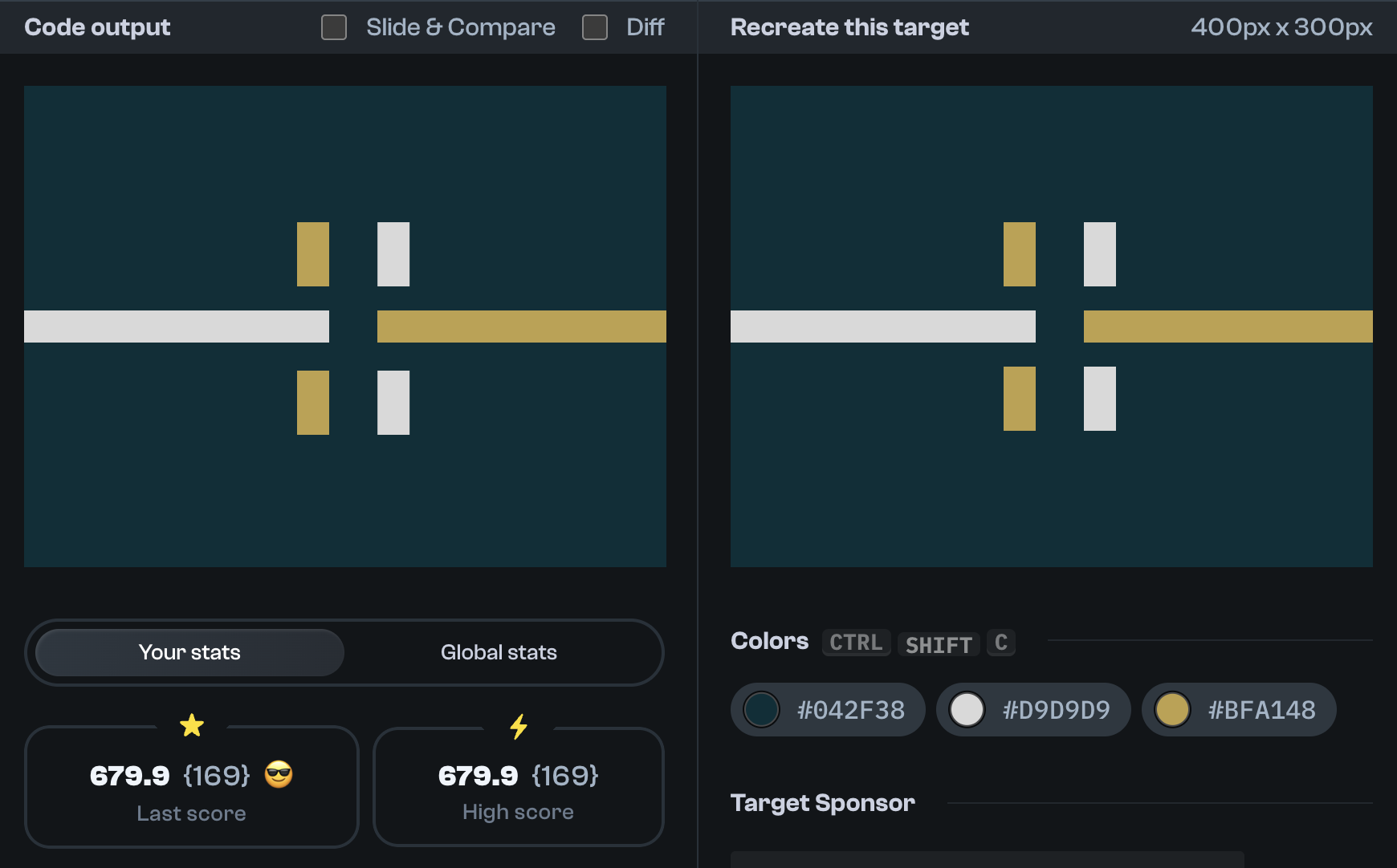 Target 283 comparison