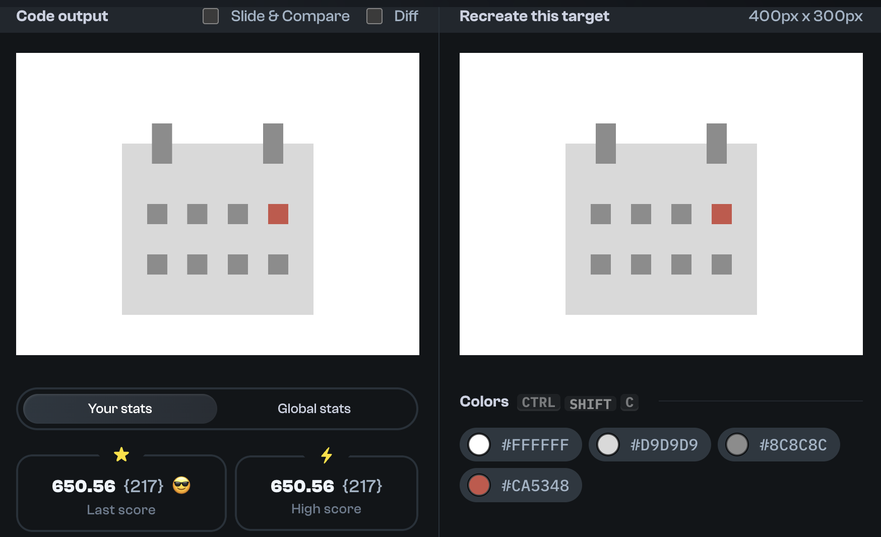 Target 288 comparison