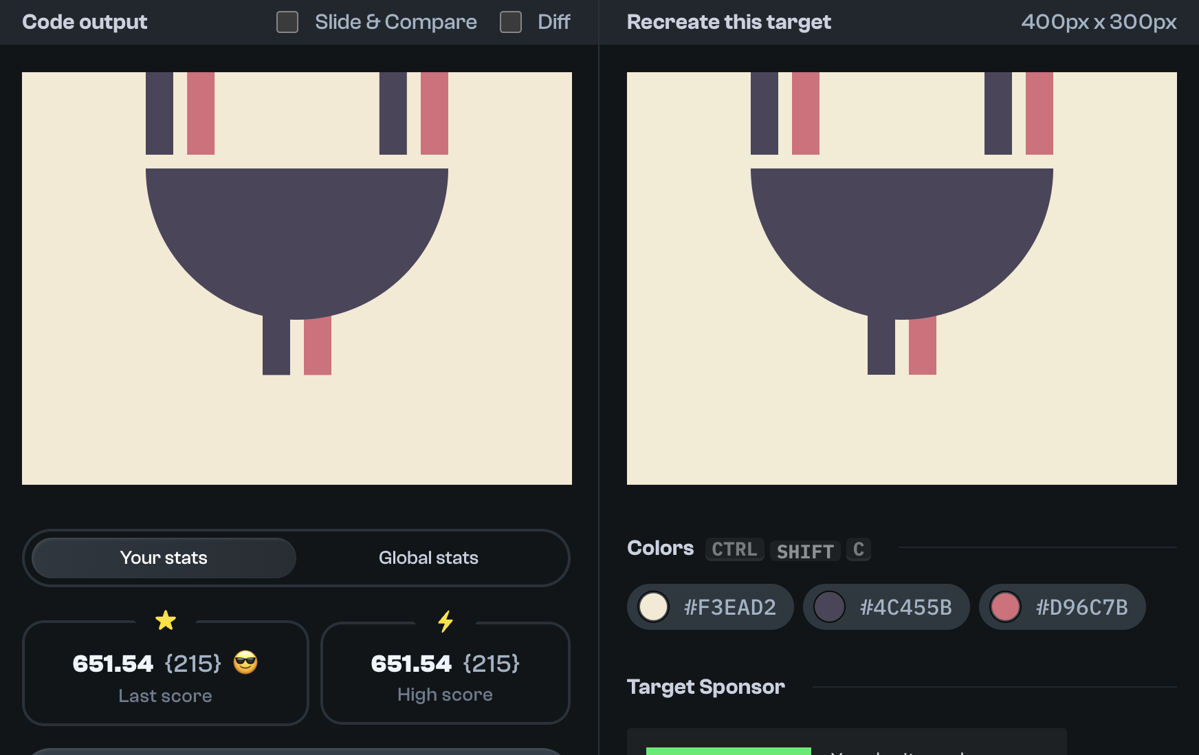 Target 289 comparison