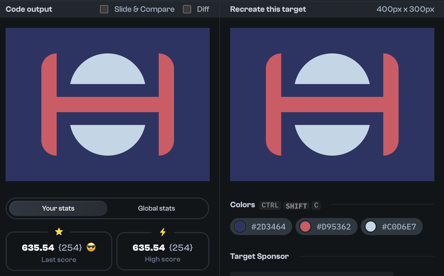 Target 291 comparison