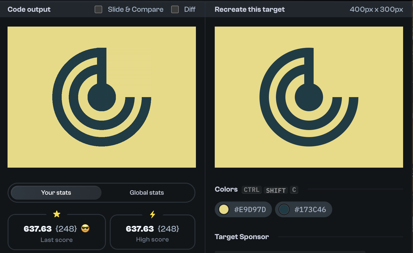 Target 294 comparison