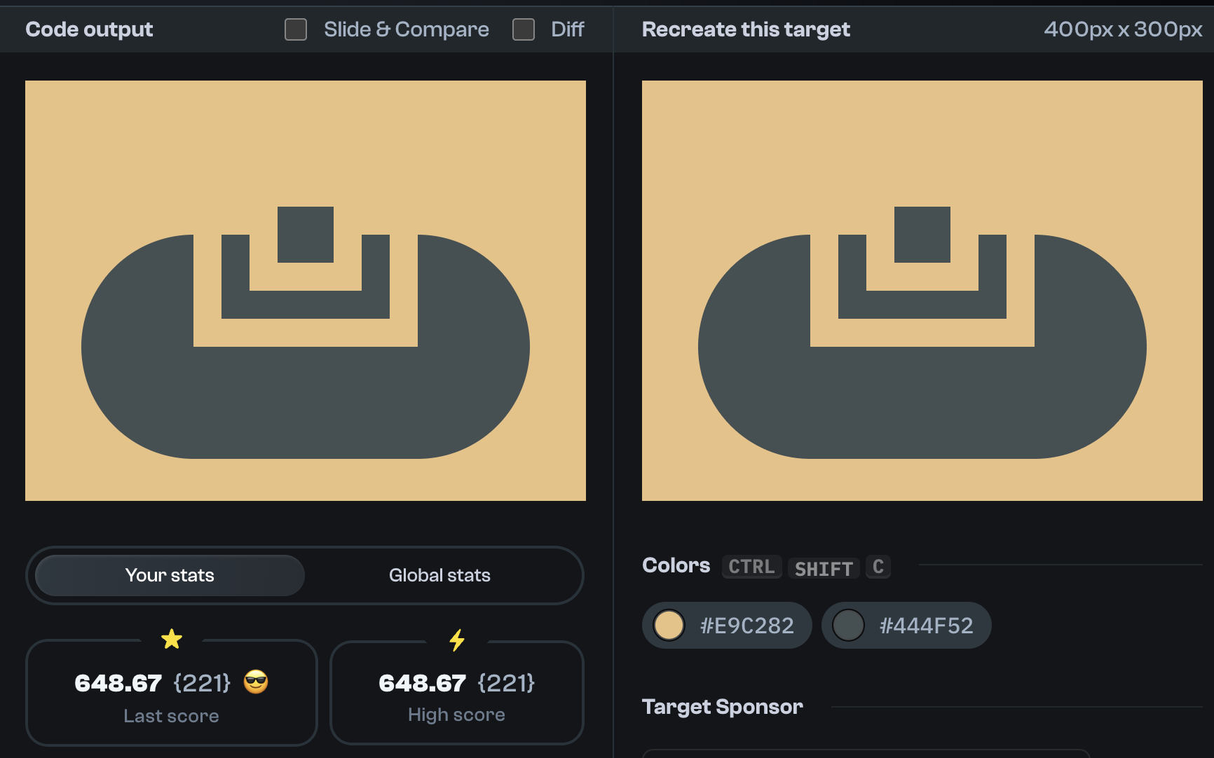 Target 302 comparison